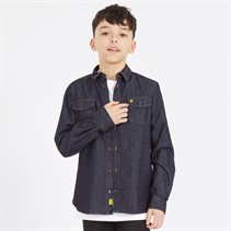 Lyle And Scott Boys Denim Shirt J83 Rinsed Wash