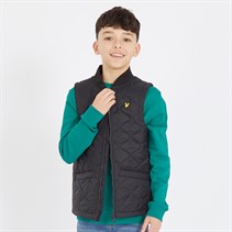 Lyle And Scott Gilet matelassé Garçon Z865 Noir Jet