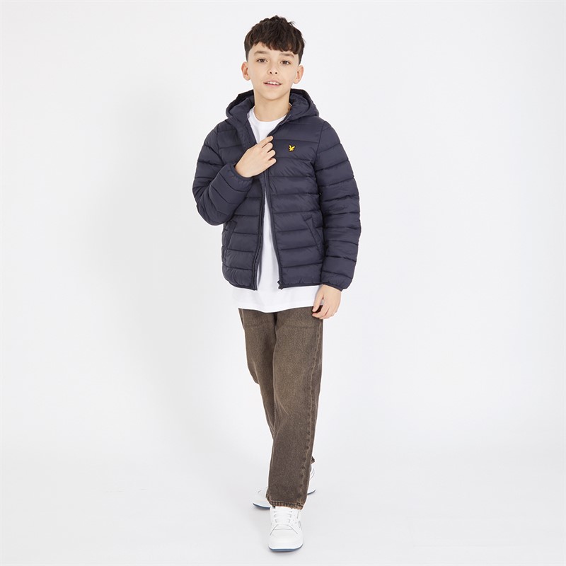 Lyle And Scott Boys Sports Wadded Pac A Mac Z271 Dark Navy