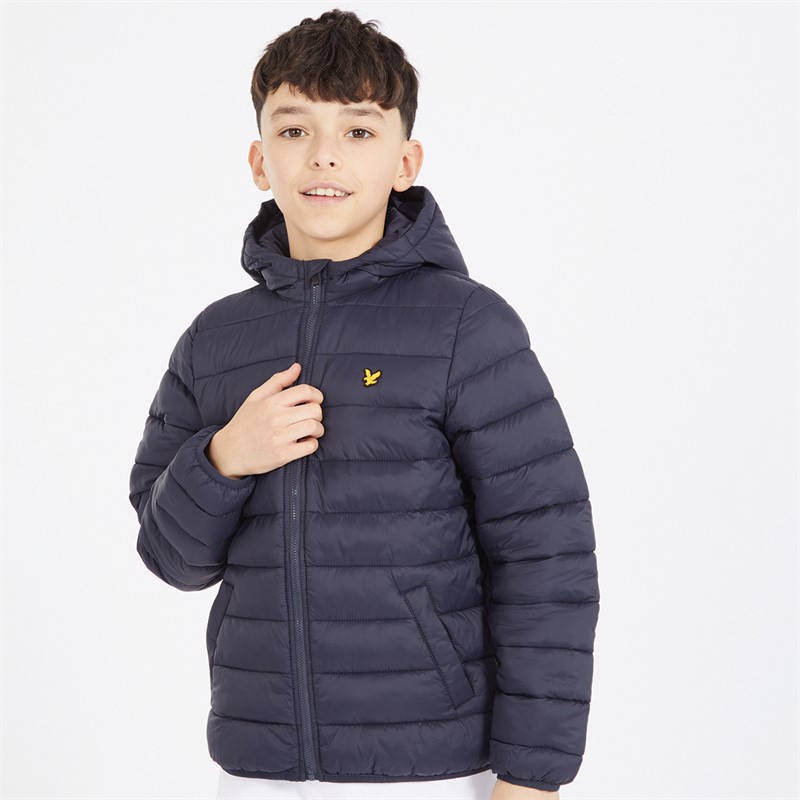 Lyle And Scott Boys Sports Wadded Pac A Mac Z271 Dark Navy