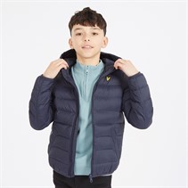 Lyle And Scott Boys Lightweight Puffer Jacket Z271 Dark Navy