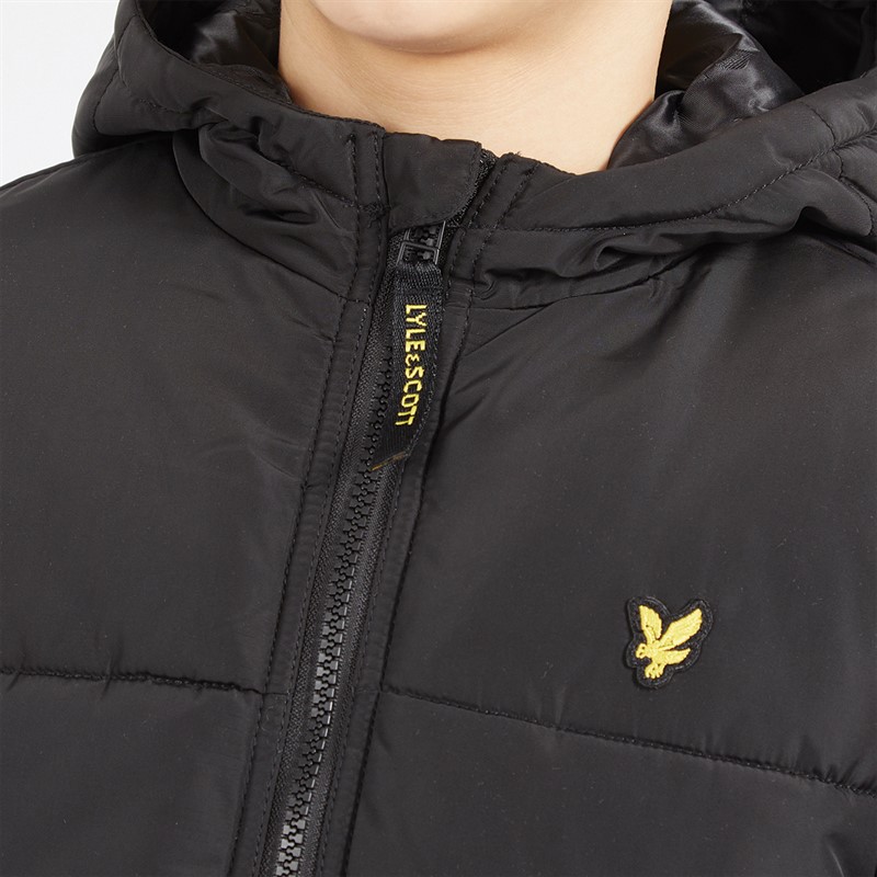 Lyle And Scott Junge Steppjacke Z865 Schwarz