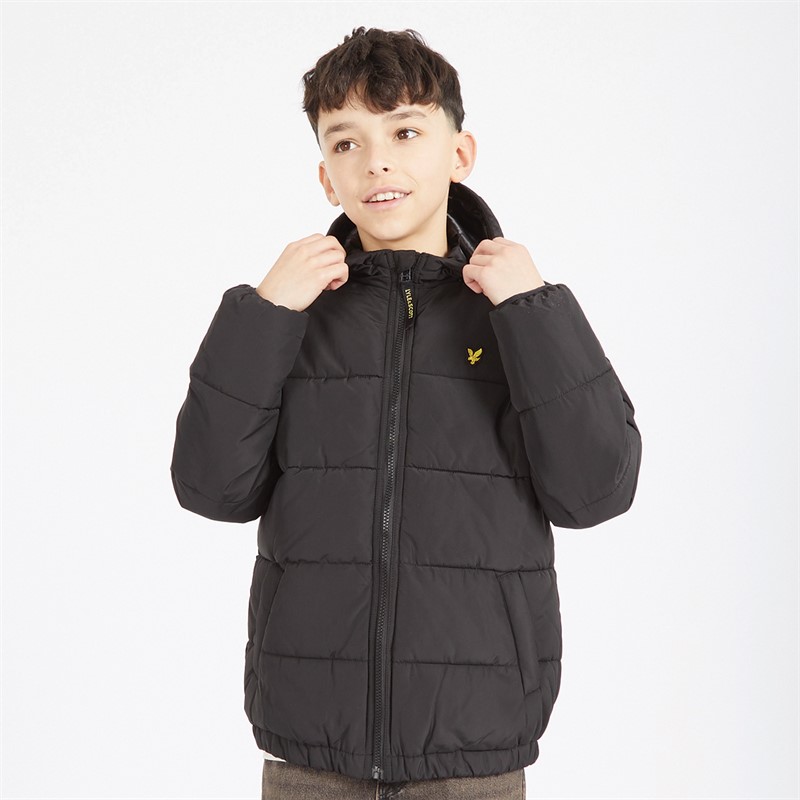 Lyle And Scott Junge Steppjacke Z865 Schwarz