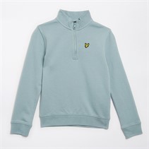 Lyle And Scott Boys Quarter Zip Pullover A19 Slate Blue