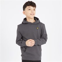 Lyle And Scott Boys Pullover Hoodie W635 Gunmetal