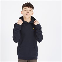 Lyle And Scott Boys Brush Back Pullover Hoodie Z271 Dark Navy