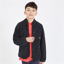 Lyle And Scott Boys Microfleece Zip Through Z271 Dark Navy