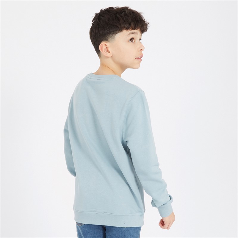 Lyle And Scott Boys Crew Neck Sweatshirt A19 Slate Blue