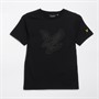 Lyle And Scott Boys Graphic Eagle T-Shirt Z865 Jet Black
