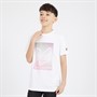 Lyle And Scott Boys Dotted Eagle Graphic T-Shirt 626 White