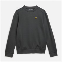 Lyle And Scott Boys Fly Fleece Crew Neck Sweatshirt X129 Graphite