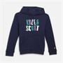 Lyle And Scott Drenge Polygon Grafisk Hoodie Z99 Blå