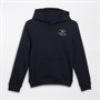 Lyle And Scott Drengenes Racquet Club Grafisk Hoodie Z271 Mørkeblå