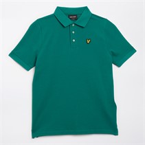 Lyle And Scott Polo Shirt Jongens Effen X154 Court Groen