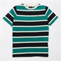 Lyle And Scott T-Shirt mit Streifen Junge X154 Court Green