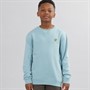 Lyle And Scott Boys Crew Neck Sweatshirt X304 Blue Smoke