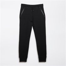 Lyle And Scott Boys Fly Fleece Branded Zip Joggers Z865 Jet Black