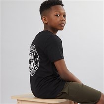 Lyle And Scott Boys Football Logo T-Shirt Z865 Jet Black