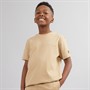 Lyle And Scott Boys Script Embroidered T-Shirt W122 Sand Storm