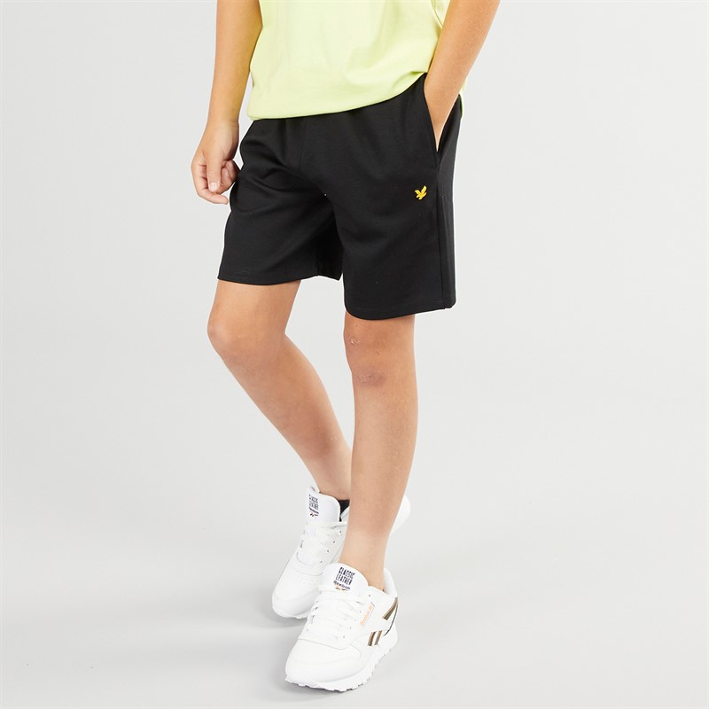 Lyle And Scott Drenge Fly Fleece Shorts Z865 Jet Sort
