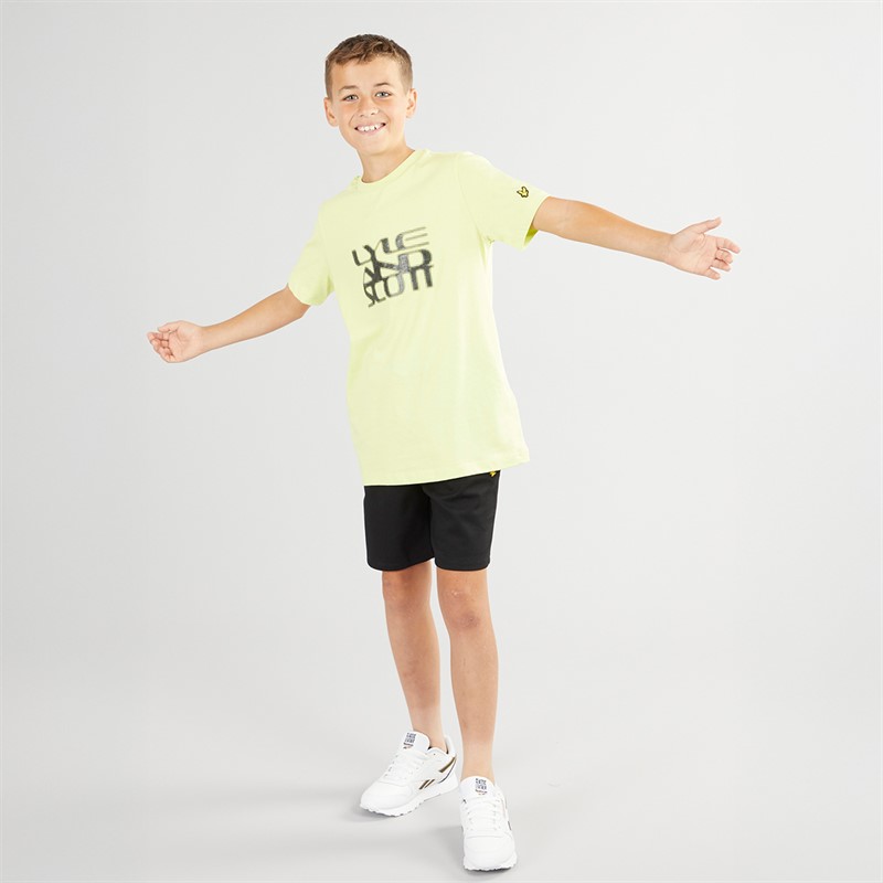 Lyle And Scott Drenge Fly Fleece Shorts Z865 Jet Sort