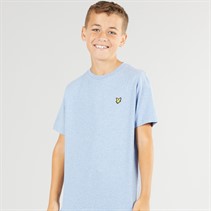 Lyle And Scott Jongens Heather T-Shirt X833 Fresh Water Marl