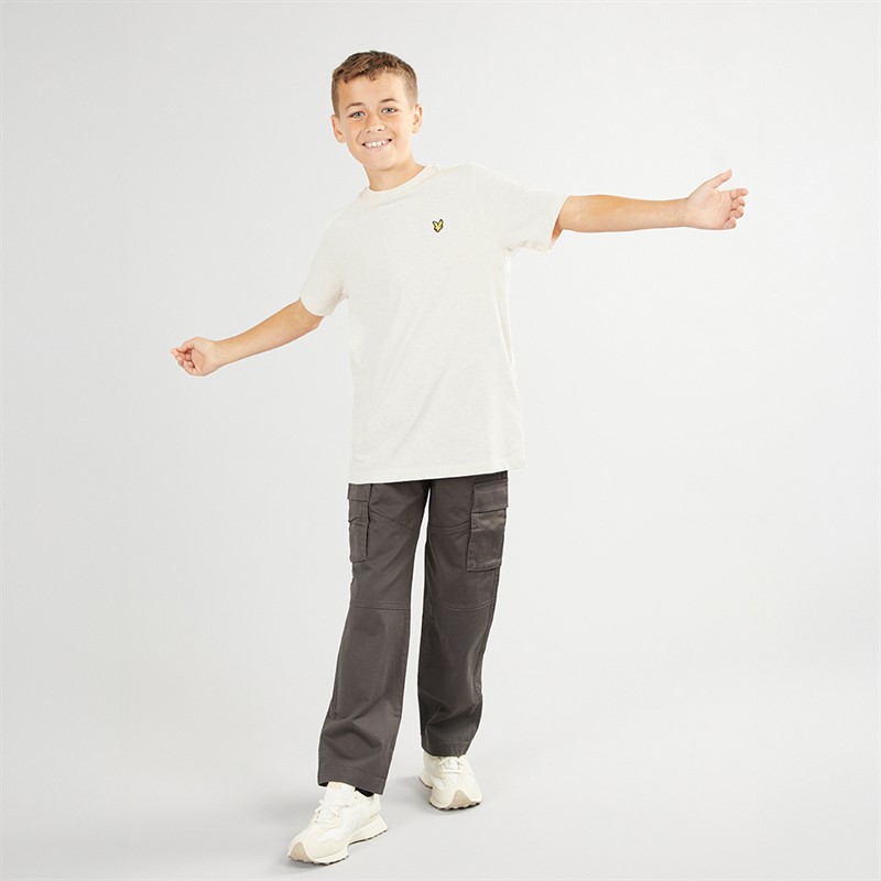 Lyle And Scott Junge Heather T Shirt X834 Natural Marl
