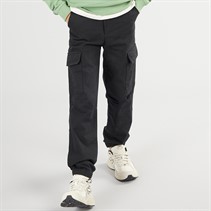 Lyle And Scott Jongens Ripstop Cargo Broek met Manchetten Z865 Jet Zwart