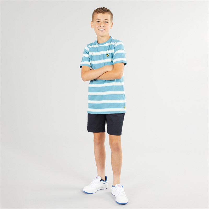 Lyle And Scott Boys Chino Shorts Z271 Dark Navy