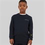Lyle And Scott Boys Script Crew Neck Sweatshirt Z271 Dark Navy