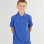 Lyle And Scott Boys Plain Polo Shirt X578 Now Blue