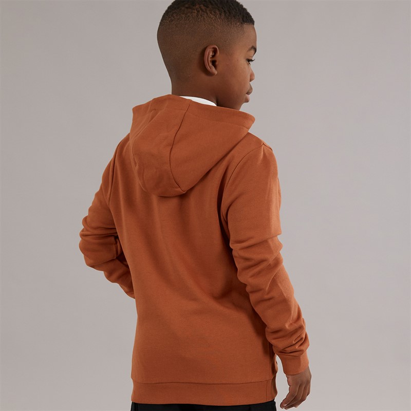 Lyle And Scott Boys Zip Through Hoodie X850 Brick
