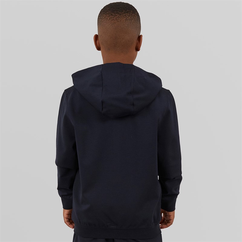 Lyle And Scott Boys Fly Fleece Zip Through Hoodie Z271 Dark Navy