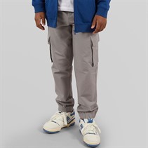 Lyle And Scott Boys Ripstop Cuffed Cargo Trousers X852 Sharkskin