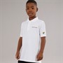 Lyle And Scott Boys Script Embroidered Polo Shirt 626 White