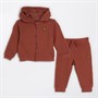 Lyle And Scott Boys Zip Through Hoodie And Joggers Tracksuit X850 Brick
