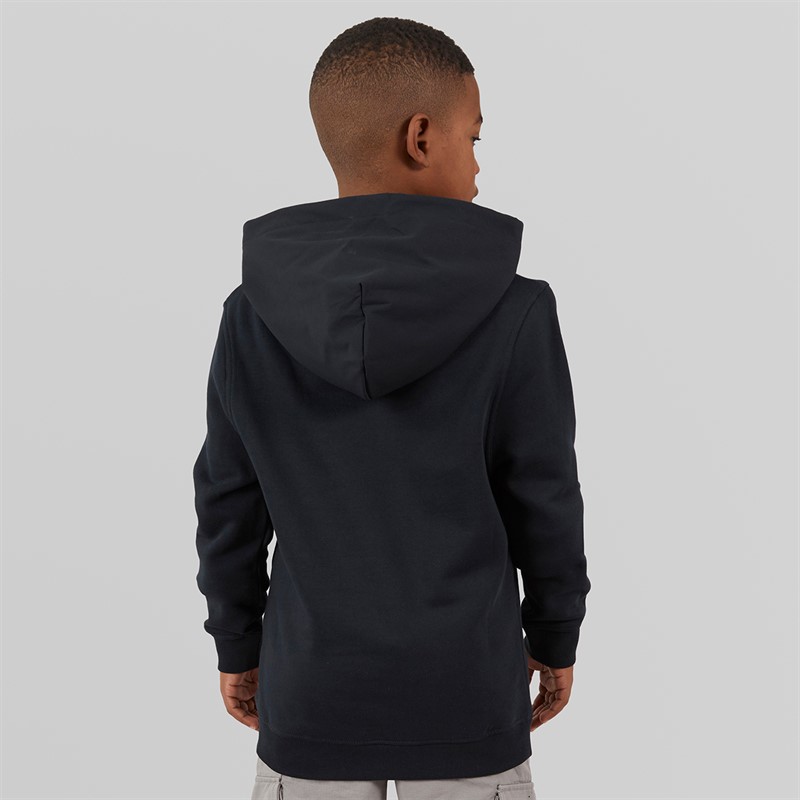 Lyle And Scott Boys Ripstop Pocket Hoodie Z271 Dark Navy