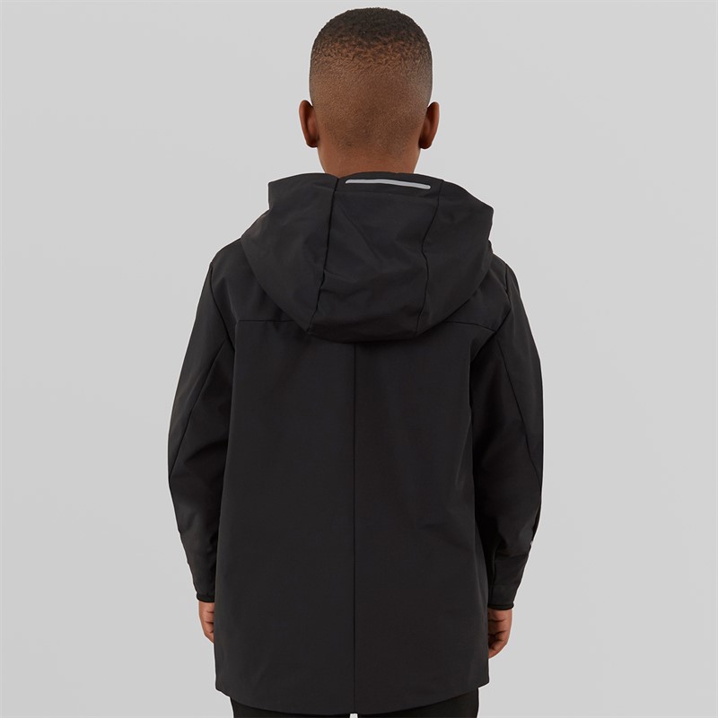 Lyle And Scott Boys Coated Nylon Jacket Z865 Jet Black