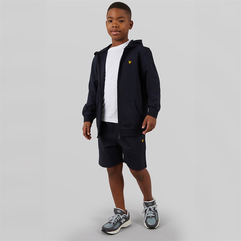 Lyle And Scott Boys Fly Fleece Shorts Z271 Dark Navy