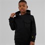 Lyle And Scott Boys Ripstop Pocket Hoodie Z865 Jet Black