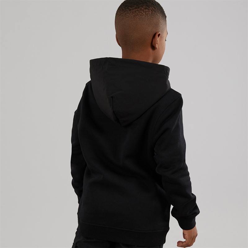 Lyle And Scott Boys Ripstop Pocket Hoodie Z865 Jet Black
