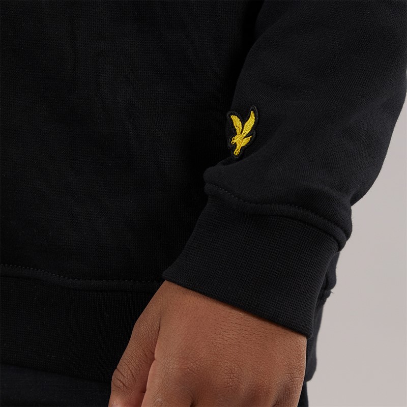 Lyle And Scott Boys Ripstop Pocket Hoodie Z865 Jet Black