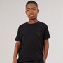 Lyle And Scott Boys Land Scott L&S Monogram T-Shirt Z865 Jet Black