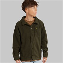 Lyle And Scott Boys Polar Fleece Shirt Deep Depths