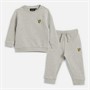 Lyle And Scott Boys Sweatshirt And Joggers Set Light Grey Marl