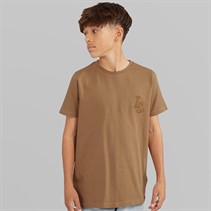 Lyle And Scott Boys L&S Monogram T-Shirt Tigers Eye