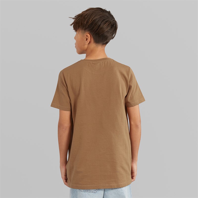 Lyle And Scott Boys L&S Monogram T-Shirt Tigers Eye