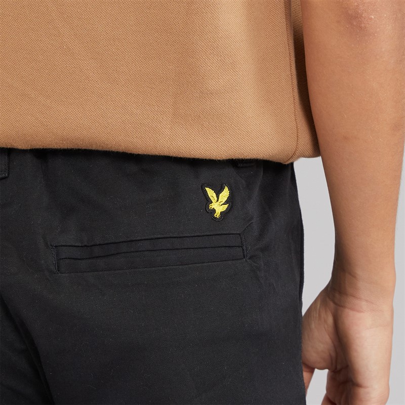Lyle And Scott Boys Chinos Jet Black