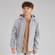 Lyle And Scott Boys Eagle Soft Shell Jacket Sharkskin