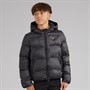 Lyle And Scott Boys Cropped Puffer Coat Jet Black